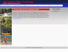 Tablet Screenshot of adventure-race-training.com